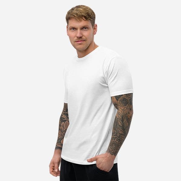 Custom Pet Portrait Athletic Fit Tee